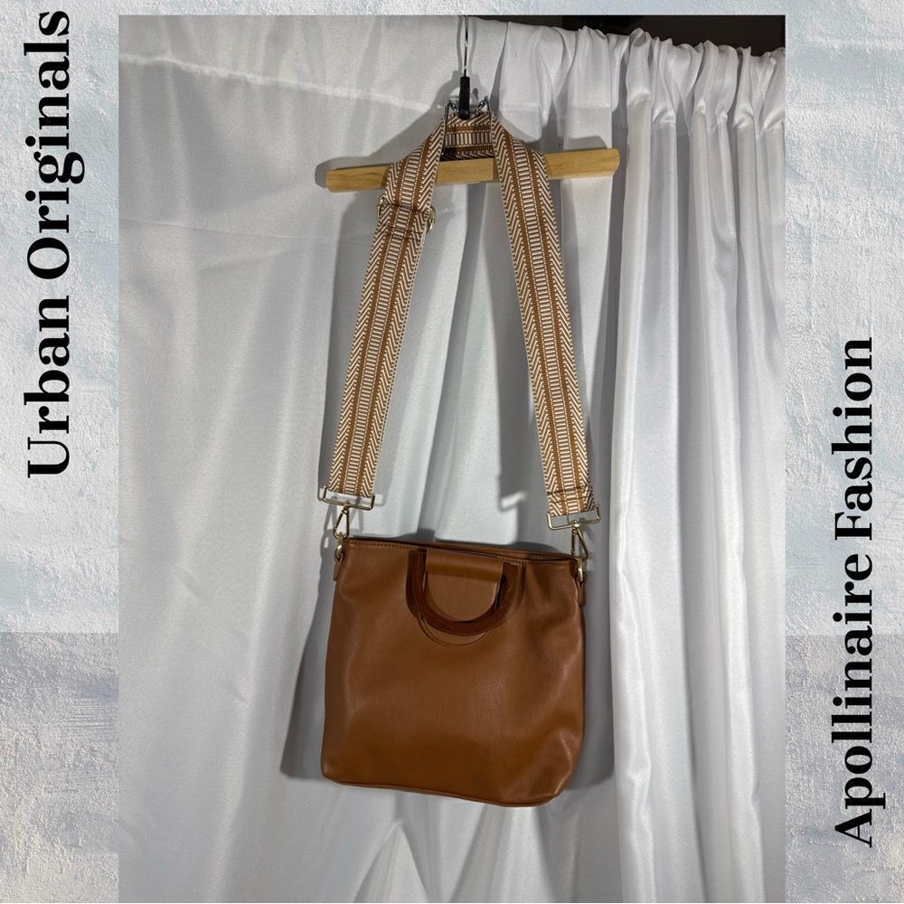 URBAN ORIGINALS OVER SHOULDER HAND BAG TAN NEW